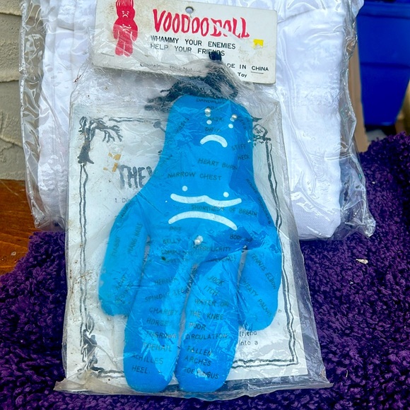 Other - Voodoo doll blue and black